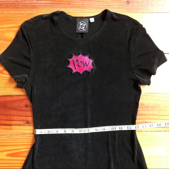 DC Comics Pow Black Dress, EUC, S - Picture 4 of 8